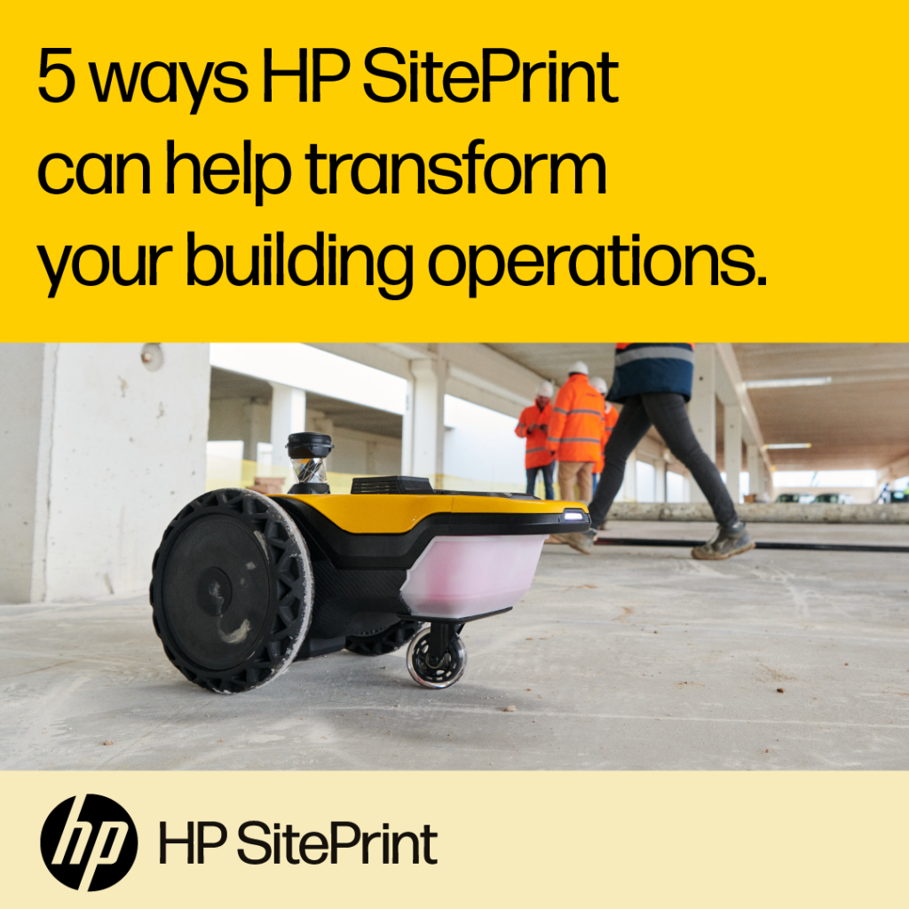 HP SitePrint Robotic Layout Printer Digital Layout Solution